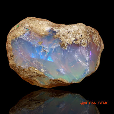 9.00 Cts Natural Ethiopian Fire Opal Fancy Rough Loose Gemstone For Jewelry 17x11x11 mm E-81