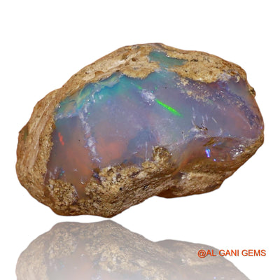 9.00 Cts Natural Ethiopian Fire Opal Fancy Rough Loose Gemstone For Jewelry 17x11x11 mm E-81