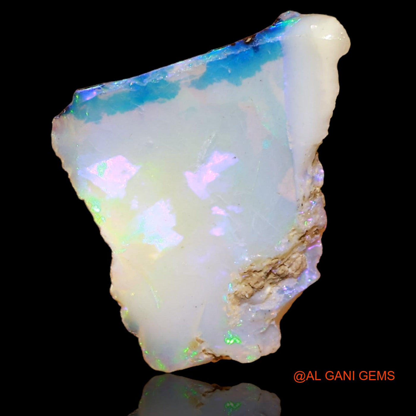 3.70 Cts Natural Ethiopian Fire Opal Loose Gemstone Fancy Rough 16x13x5 mm E-82