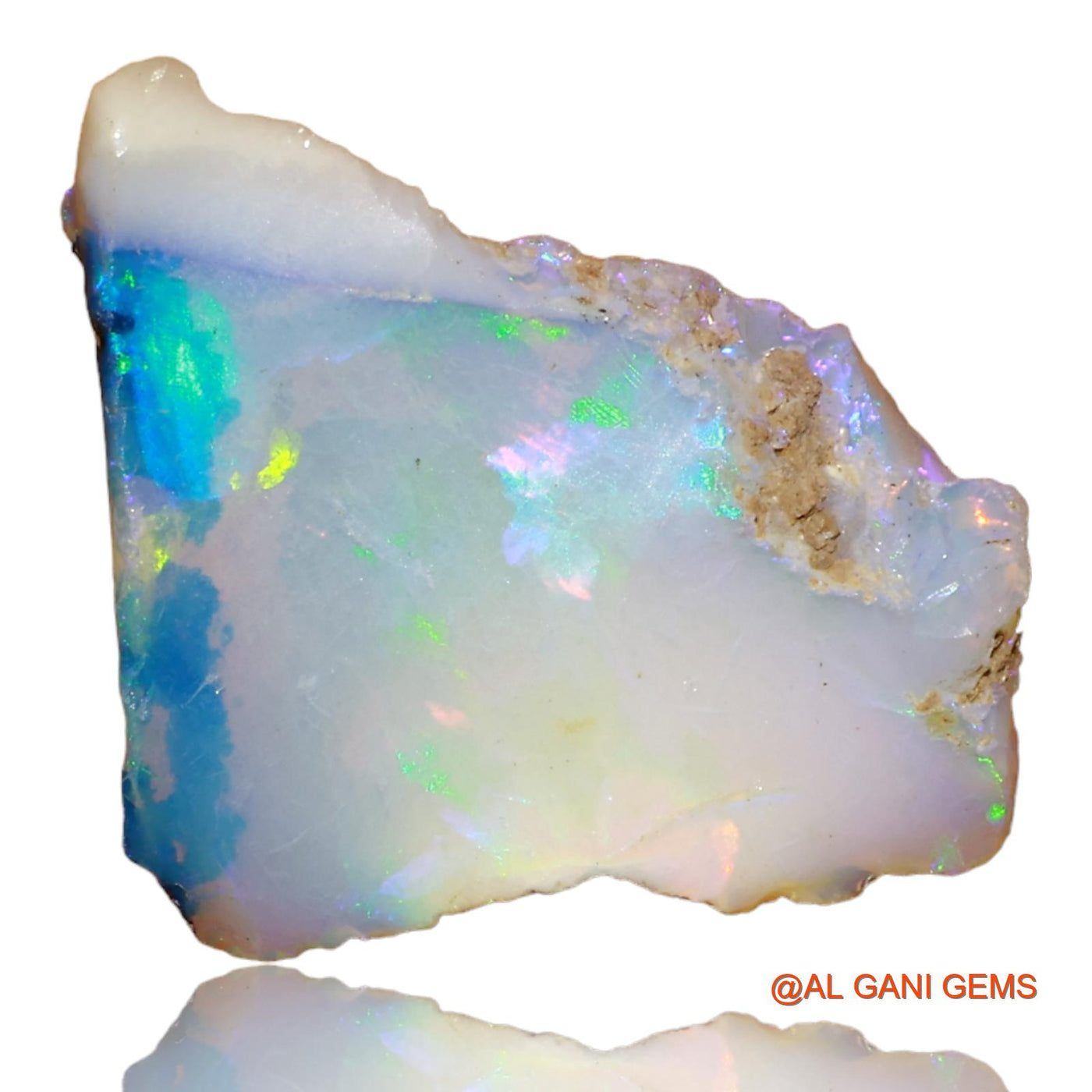 3.70 Cts Natural Ethiopian Fire Opal Loose Gemstone Fancy Rough 16x13x5 mm E-82