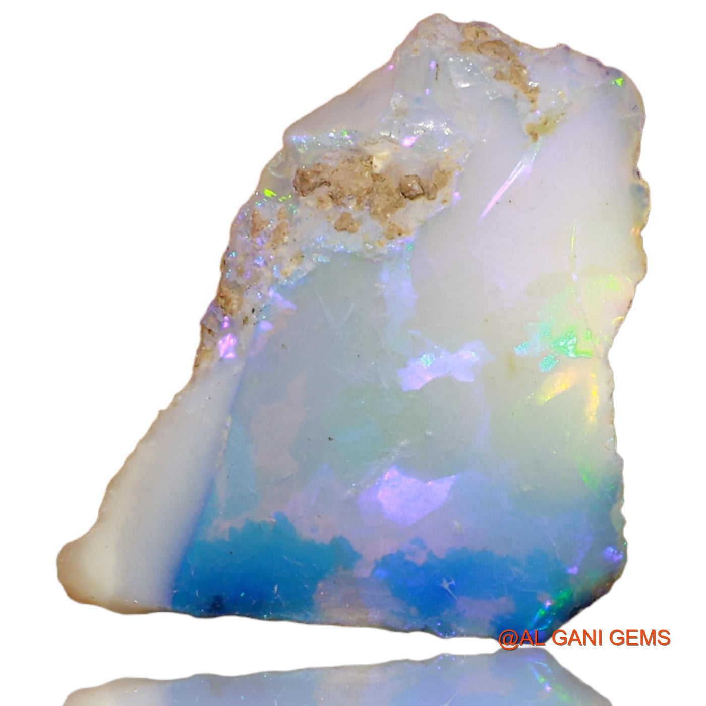3.70 Cts Natural Ethiopian Fire Opal Loose Gemstone Fancy Rough 16x13x5 mm E-82