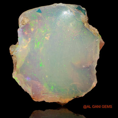5.50 Cts Natural Ethiopian Fire Opal Loose Gemstone Fancy Rough 18x15x4 mm E-83