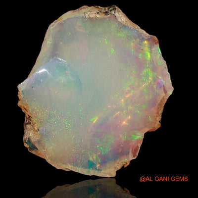 5.50 Cts Natural Ethiopian Fire Opal Loose Gemstone Fancy Rough 18x15x4 mm E-83