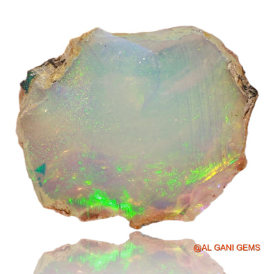 5.50 Cts Natural Ethiopian Fire Opal Loose Gemstone Fancy Rough 18x15x4 mm E-83