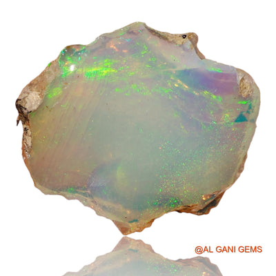 5.50 Cts Natural Ethiopian Fire Opal Loose Gemstone Fancy Rough 18x15x4 mm E-83