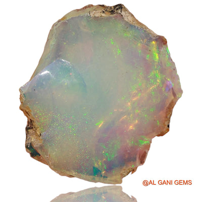 5.50 Cts Natural Ethiopian Fire Opal Loose Gemstone Fancy Rough 18x15x4 mm E-83