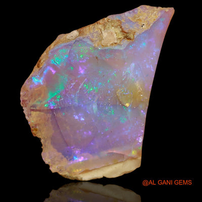 4.90 Cts Unheated Ethiopian Fire Opal Loose Gemstone Fancy Rough Natural 20x13x6 mm E-85