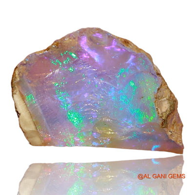 4.90 Cts Unheated Ethiopian Fire Opal Loose Gemstone Fancy Rough Natural 20x13x6 mm E-85