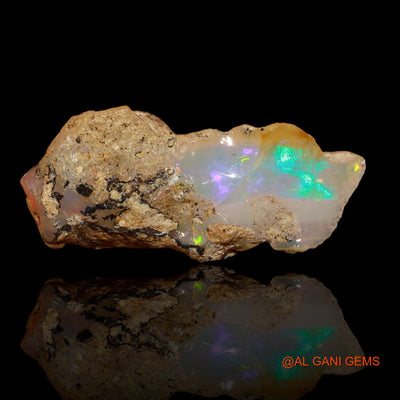 7.50 Cts Natural Ethiopian Fire Opal Loose Gemstone Fancy Rough 22x10x9 mm E-86