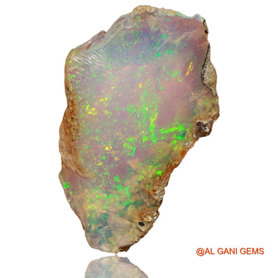 4.00 Cts Natural Ethiopian Fire Opal Loose Gemstone Fancy Rough 22x13x3 mm E-87