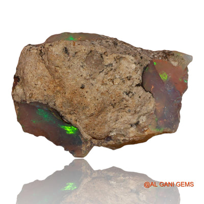 Natural Untreated Fire Opal Loose Gemstone Fancy Rough From Ethiopia 3.00 Cts 18x13x5 mm E-8
