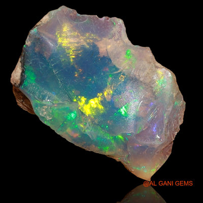 Natural Untreated Fire Opal Loose Gemstone Fancy Rough From Ethiopia 3.00 Cts 18x13x5 mm E-8