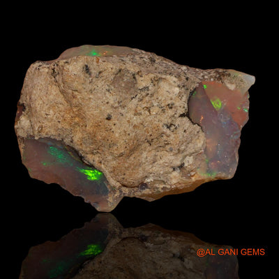 Natural Untreated Fire Opal Loose Gemstone Fancy Rough From Ethiopia 3.00 Cts 18x13x5 mm E-8