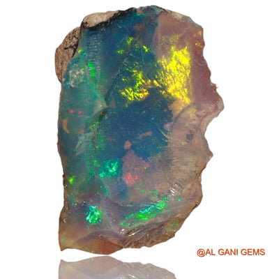 Natural Untreated Fire Opal Loose Gemstone Fancy Rough From Ethiopia 3.00 Cts 18x13x5 mm E-8