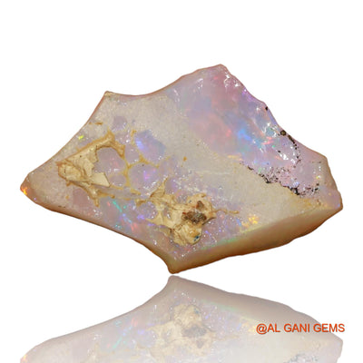 Natural Untreated Fire Opal Loose Gemstone Fancy Rough From Ethiopia 4.90 Cts 20x13x5 mm E-90