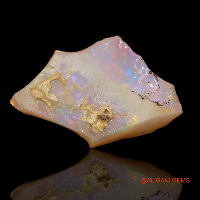 Natural Untreated Fire Opal Loose Gemstone Fancy Rough From Ethiopia 4.90 Cts 20x13x5 mm E-90