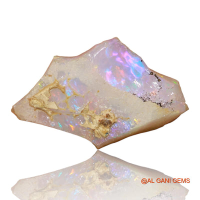 Natural Untreated Fire Opal Loose Gemstone Fancy Rough From Ethiopia 4.90 Cts 20x13x5 mm E-90