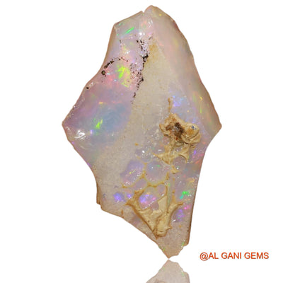 Natural Untreated Fire Opal Loose Gemstone Fancy Rough From Ethiopia 4.90 Cts 20x13x5 mm E-90