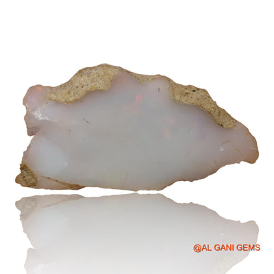 7.90 Cts Natural Ethiopian Fire Opal Loose Gemstone Fancy Rough 30x16x5 mm E-91