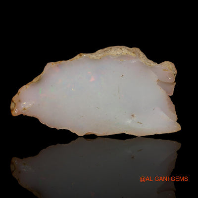 7.90 Cts Natural Ethiopian Fire Opal Loose Gemstone Fancy Rough 30x16x5 mm E-91