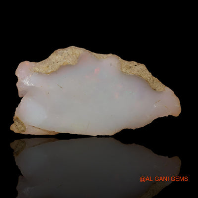 7.90 Cts Natural Ethiopian Fire Opal Loose Gemstone Fancy Rough 30x16x5 mm E-91