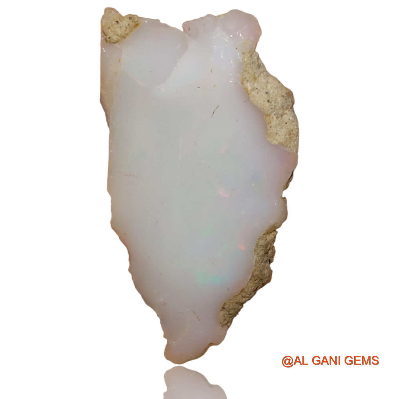 7.90 Cts Natural Ethiopian Fire Opal Loose Gemstone Fancy Rough 30x16x5 mm E-91