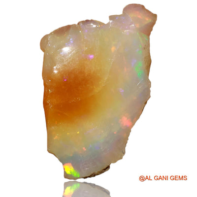 5.70 Cts Unheated Ethiopian Fire Opal Loose Gemstone Fancy Rough Natural 20x12x6 mm E-92
