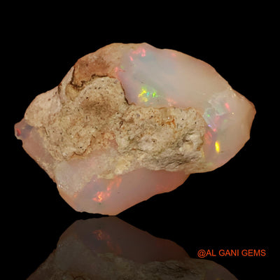 6.50 Cts Natural Ethiopian Fire Opal Loose Gemstone Fancy Rough 20x13x7 mm E-93