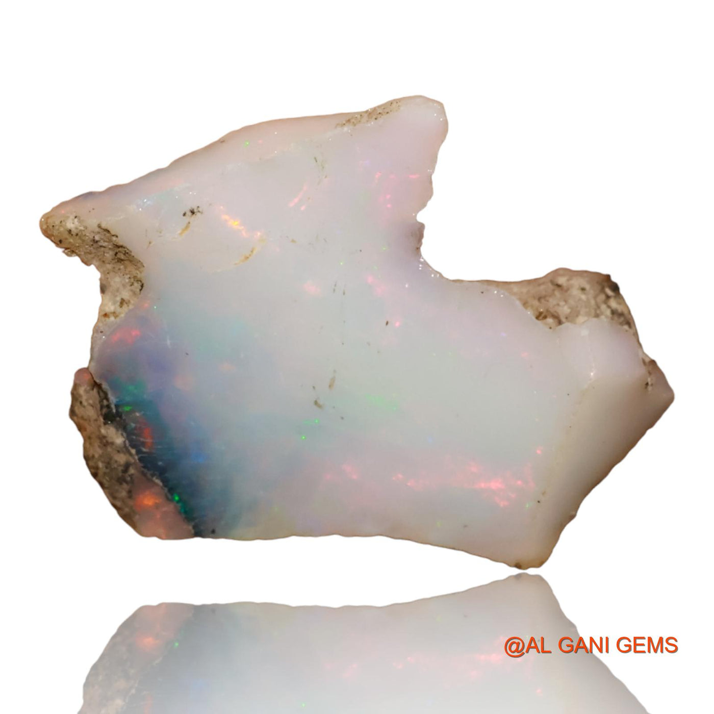 8.90 Cts Natural Ethiopian Fire Opal Fancy Rough Loose Gemstone For Jewelry 24x15x8 mm E-94