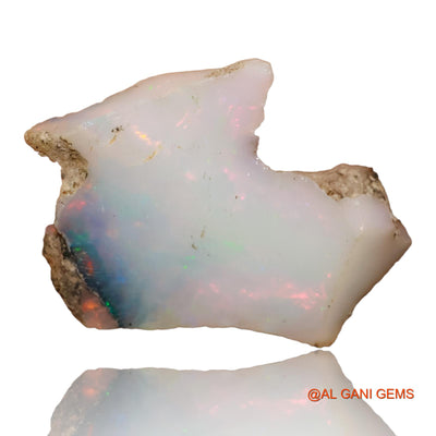 8.90 Cts Natural Ethiopian Fire Opal Fancy Rough Loose Gemstone For Jewelry 24x15x8 mm E-94