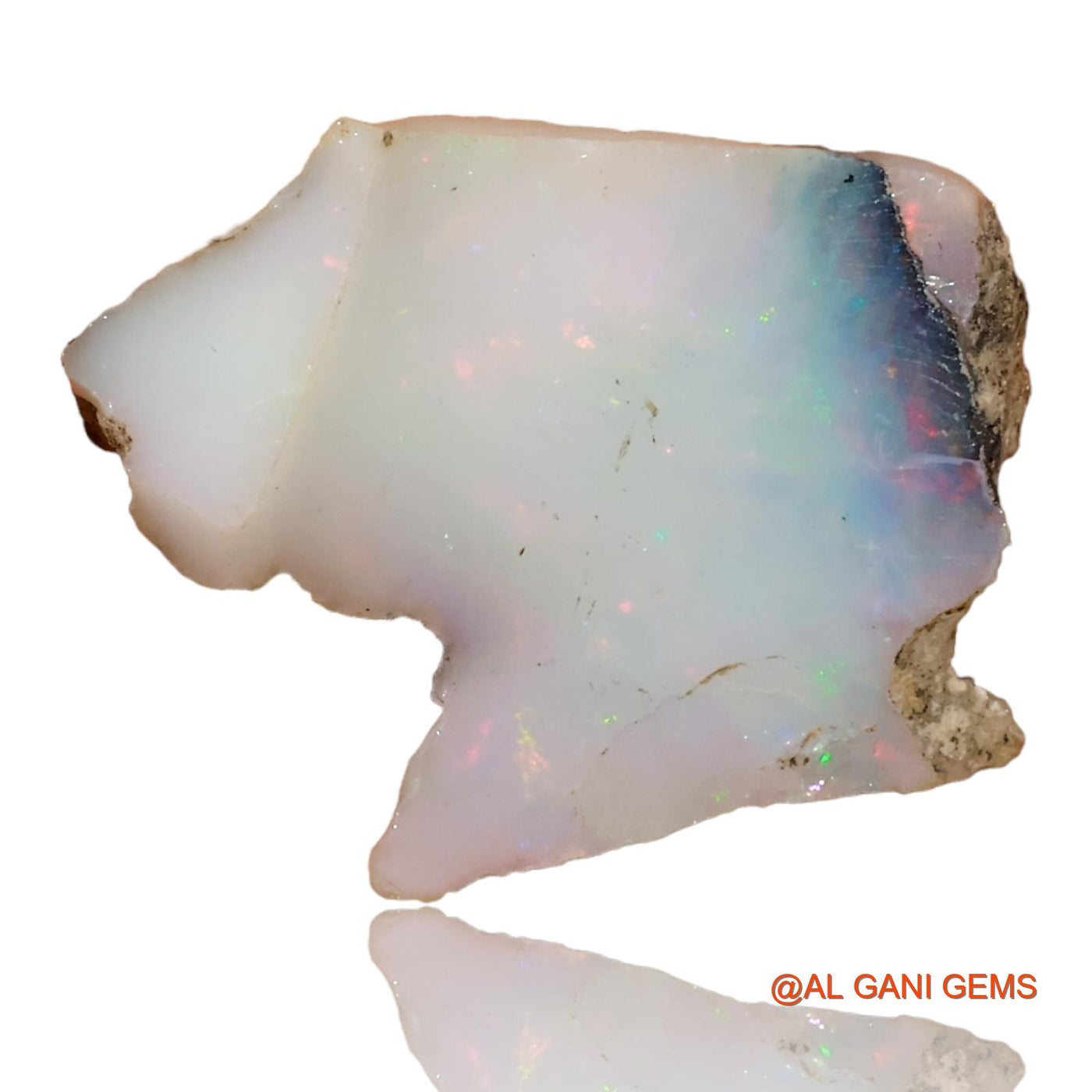 8.90 Cts Natural Ethiopian Fire Opal Fancy Rough Loose Gemstone For Jewelry 24x15x8 mm E-94
