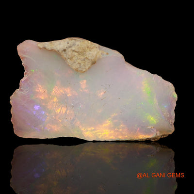 3.90 Cts Natural Ethiopian Fire Opal Loose Gemstone Fancy Rough 19x13x4 mm E-95