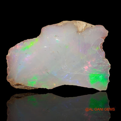 3.90 Cts Natural Ethiopian Fire Opal Loose Gemstone Fancy Rough 19x13x4 mm E-95