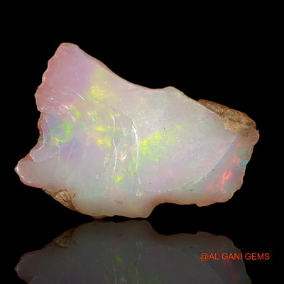 3.90 Cts Natural Ethiopian Fire Opal Loose Gemstone Fancy Rough 19x13x4 mm E-95