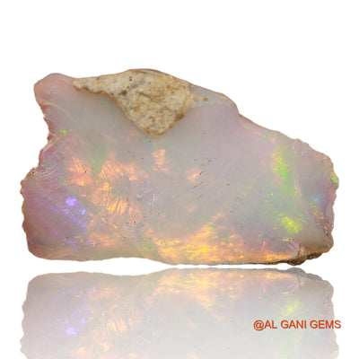 3.90 Cts Natural Ethiopian Fire Opal Loose Gemstone Fancy Rough 19x13x4 mm E-95