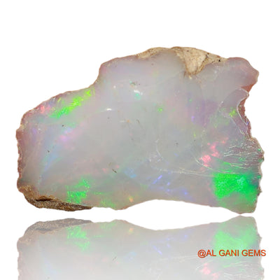 3.90 Cts Natural Ethiopian Fire Opal Loose Gemstone Fancy Rough 19x13x4 mm E-95