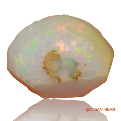 Natural Untreated Fire Opal Loose Gemstone Fancy Rough From Ethiopia 10.90 Cts 20x15x8 mm E-96
