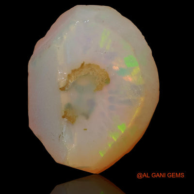Natural Untreated Fire Opal Loose Gemstone Fancy Rough From Ethiopia 10.90 Cts 20x15x8 mm E-96