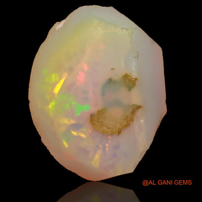 Natural Untreated Fire Opal Loose Gemstone Fancy Rough From Ethiopia 10.90 Cts 20x15x8 mm E-96