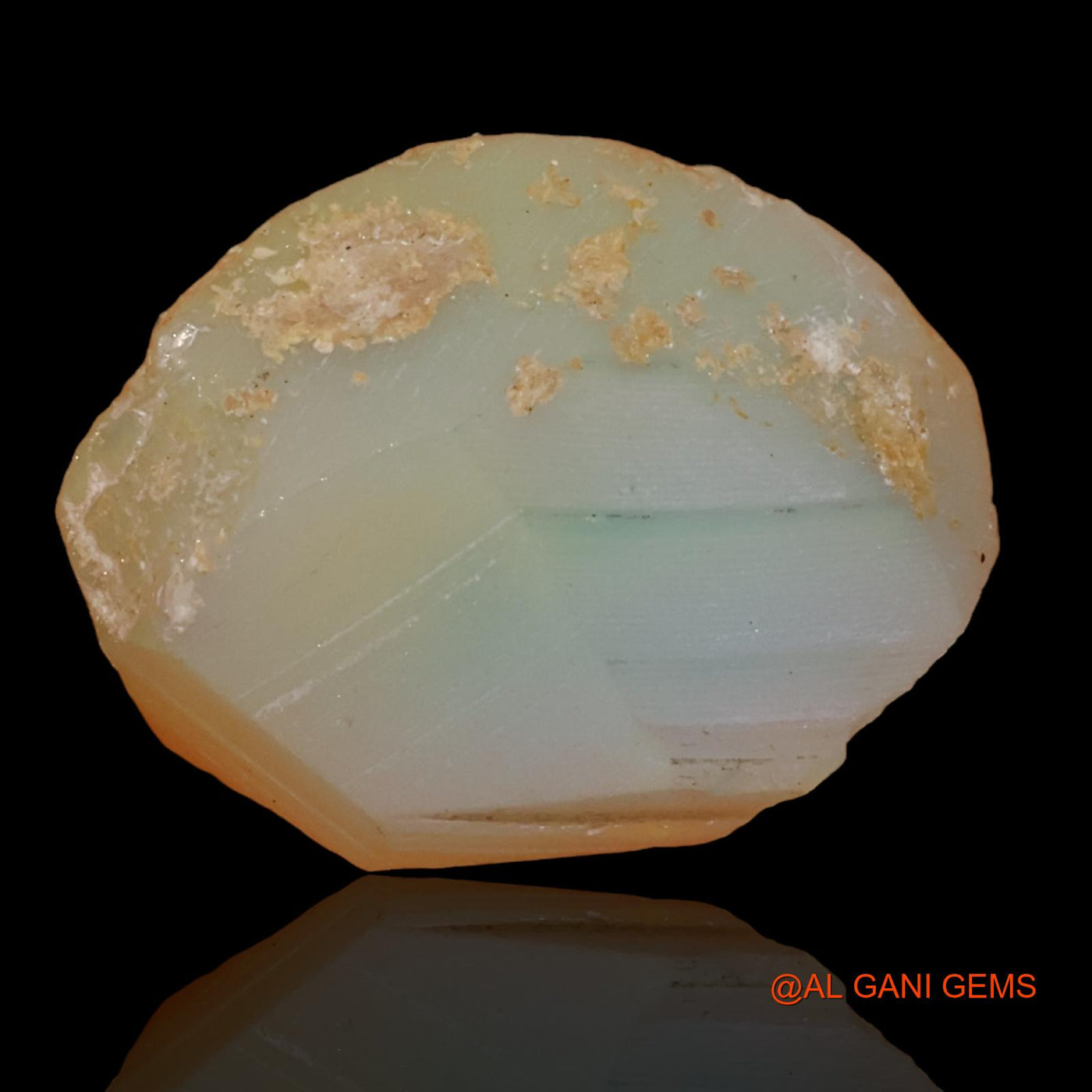 Natural Untreated Fire Opal Loose Gemstone Fancy Rough From Ethiopia 10.90 Cts 20x15x8 mm E-96