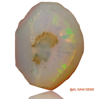 Natural Untreated Fire Opal Loose Gemstone Fancy Rough From Ethiopia 10.90 Cts 20x15x8 mm E-96