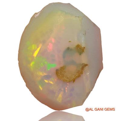 Natural Untreated Fire Opal Loose Gemstone Fancy Rough From Ethiopia 10.90 Cts 20x15x8 mm E-96