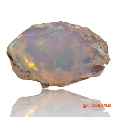 Natural Untreated Fire Opal Loose Gemstone Fancy Rough From Ethiopia 4.30 Cts 16x11x7 mm E-98