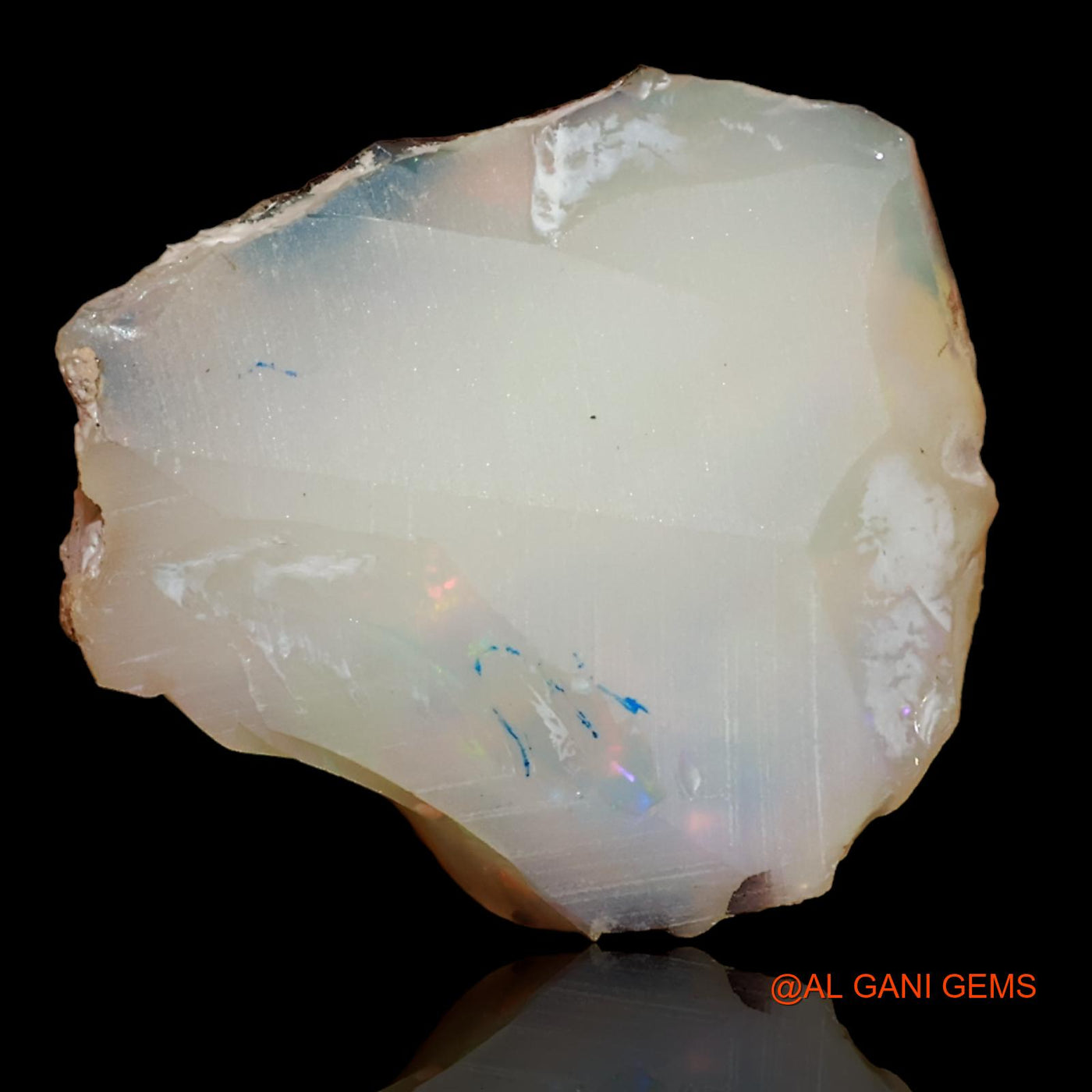 Natural Untreated Fire Opal Loose Gemstone Fancy Rough From Ethiopia 10.70 Cts 19x18x7 mm E-99