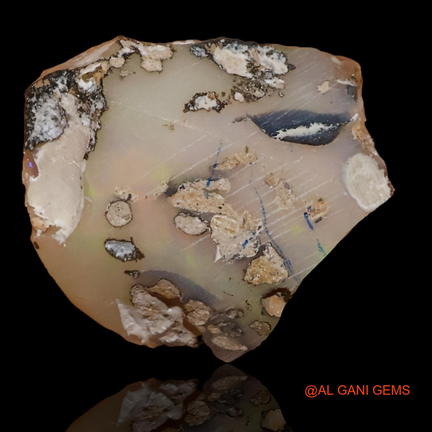 Natural Untreated Fire Opal Loose Gemstone Fancy Rough From Ethiopia 10.70 Cts 19x18x7 mm E-99