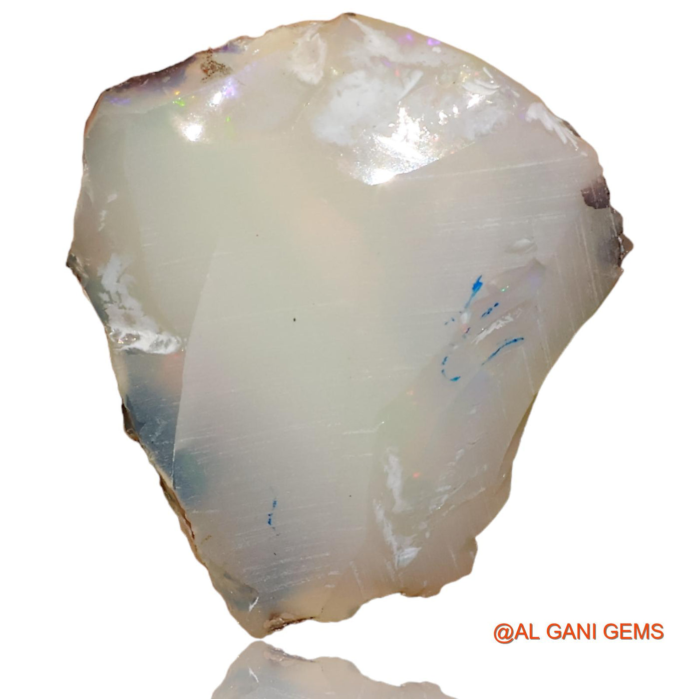 Natural Untreated Fire Opal Loose Gemstone Fancy Rough From Ethiopia 10.70 Cts 19x18x7 mm E-99