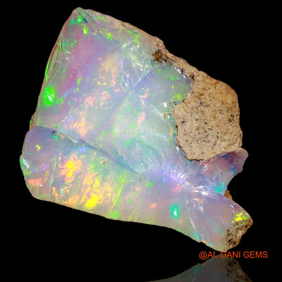 Natural Fire Opal Gemstone 5.00 Cts Loose Fancy Rough From Ethiopia 17x13x5 mm E-9