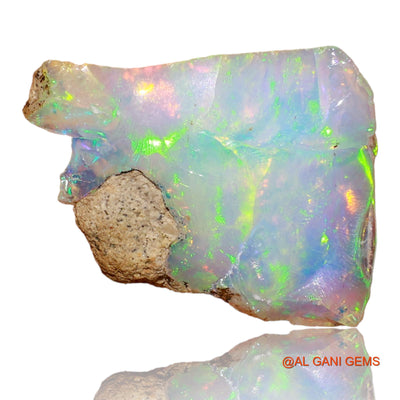 Natural Fire Opal Gemstone 5.00 Cts Loose Fancy Rough From Ethiopia 17x13x5 mm E-9