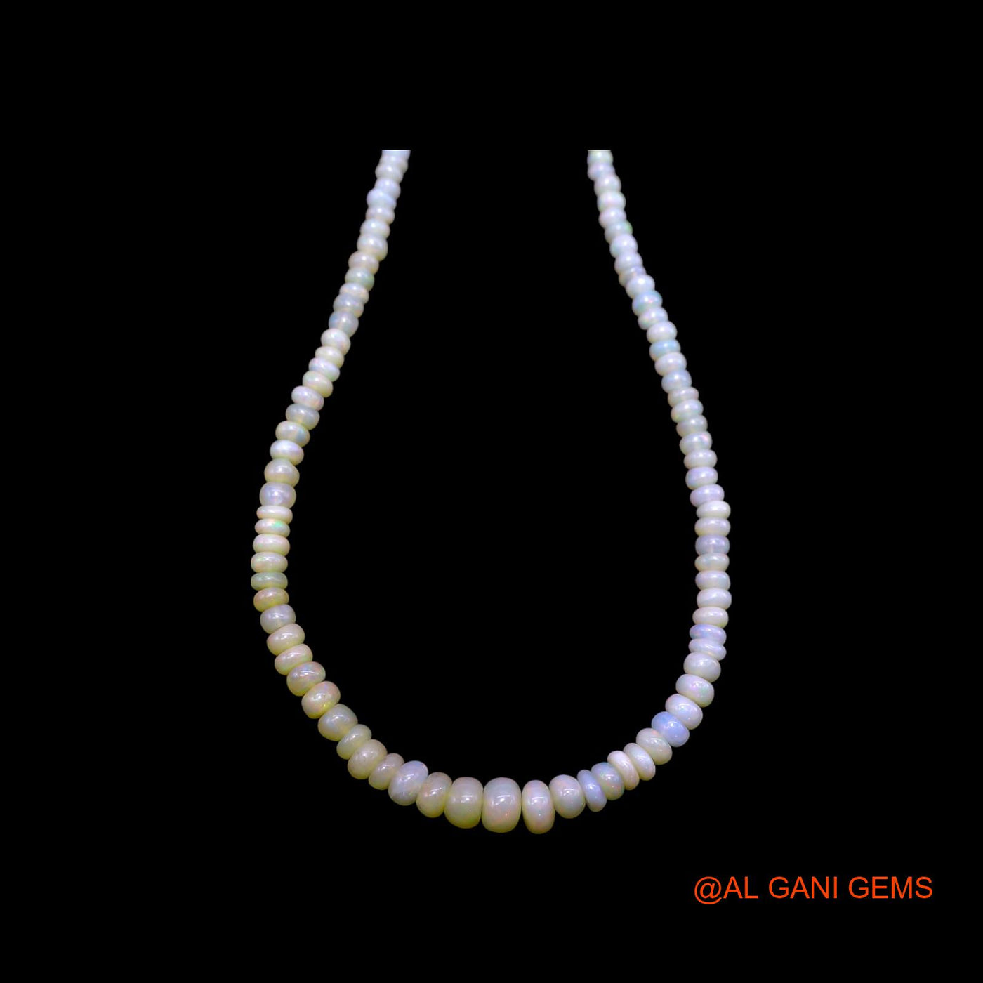 Smooth 2X7 MM Fire Opal Beads Rondelle Boho Birthday Celestial Necklace EOB-29