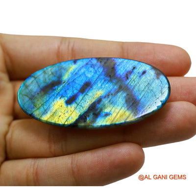 Natural Fire Labradorite Gemstone 114.00 Cts Loose Oval Cabochon From South Africa 58x31x7 mm L-13